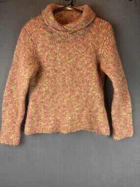 Talbots Multicolor Marled Turtleneck Sweater